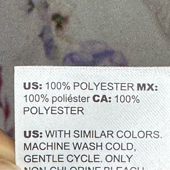 White House Black Market Women L Top Floral Cottagecore Ruffle Garden Fairy Work - Picture 8 of 10